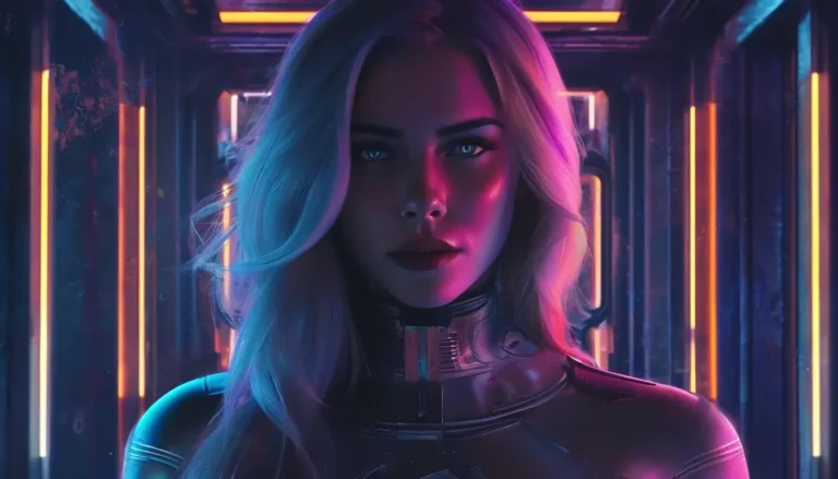 The Neon Vow of Ashes - Sci-Fi & Dystopian Novel Cover