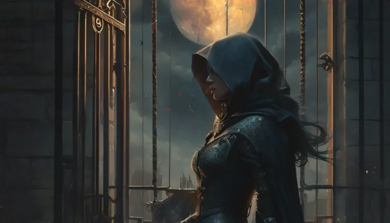 Caged in Moonlight, Bound by Blood - Paranormal & Urban Fantasy Novel Cover