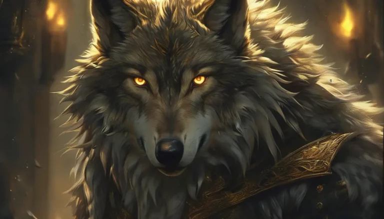Gold-Eyed Heir, Wolf-Blood Vow - Paranormal & Urban Fantasy Novel Cover