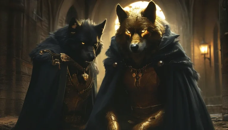 Golden Eyes in the Dark - Werewolf & Shifter Novel Cover