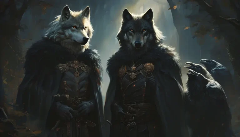 Ravens and Wolves: A Fated Bond - Werewolf & Shifter Novel Cover