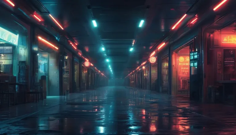 Shadows of the Neon Dawn - Sci-Fi & Dystopian Novel Cover