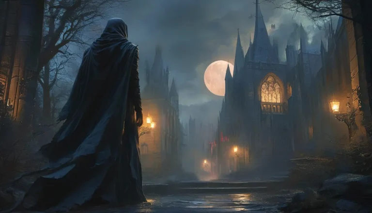 Silver Vows and Bloodstained Moon - Paranormal & Urban Fantasy Novel Cover