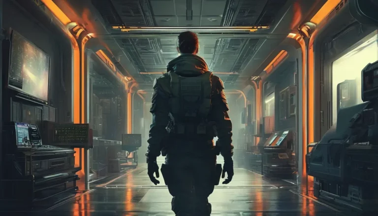 The Covington Protocol's Last Witness - Sci-Fi & Dystopian Novel Cover
