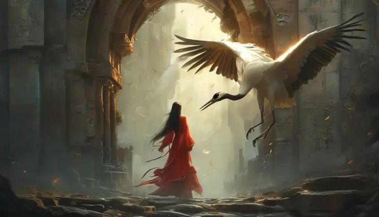 The Crane’s Vow: Love in the Ruins - Fantasy & Xianxia Novel Cover