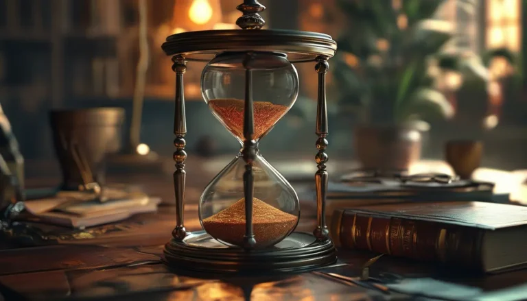 The Hourglass Clause - Modern Romance Novel Cover