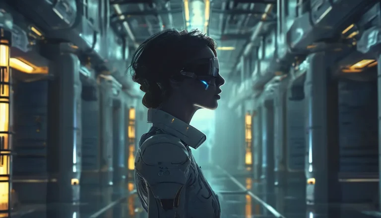 The Last Data Heir - Sci-Fi & Dystopian Novel Cover