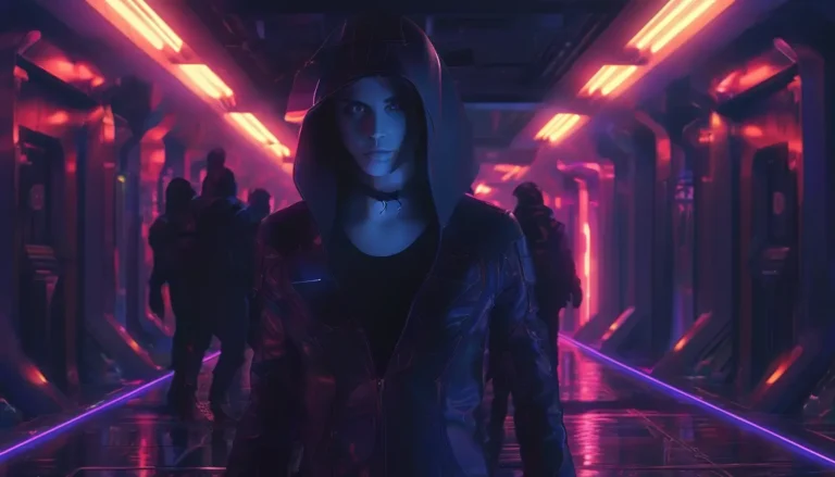 The Neon Contract: Echoes of Us - Sci-Fi & Dystopian Novel Cover