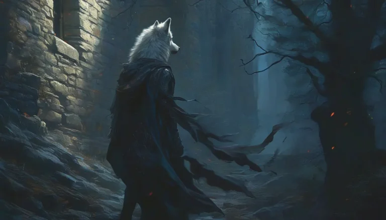 The Wolf-Kissed Child of Ashen Moon - Paranormal & Urban Fantasy Novel Cover