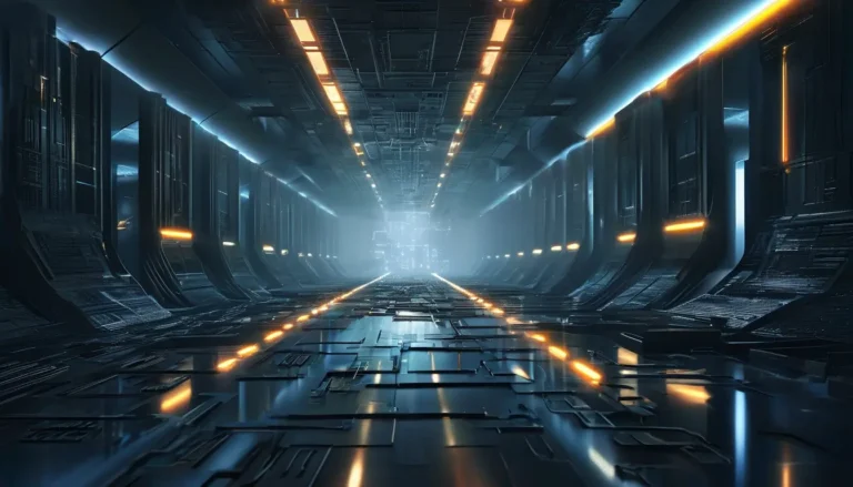 Echoes of a Broken Circuit - Sci-Fi & Dystopian Novel Cover