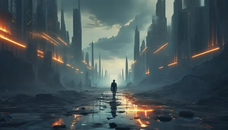 Echoes of a Shattered Oath - Sci-Fi & Dystopian Novel Cover