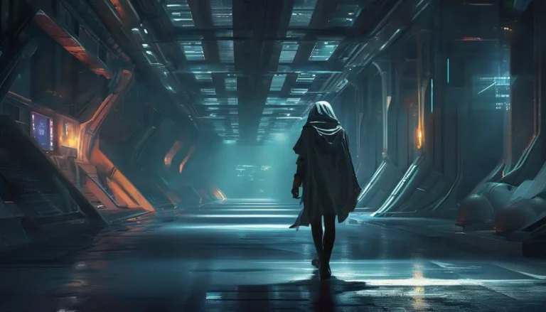 Echoes of the Neon Vow - Sci-Fi & Dystopian Novel Cover