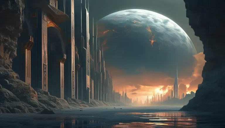 Echoes of the Obsidian Heir - Sci-Fi & Dystopian Novel Cover