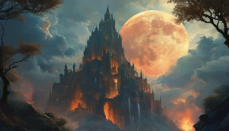 Embers of the Forgotten Moon - Paranormal & Urban Fantasy Novel Cover