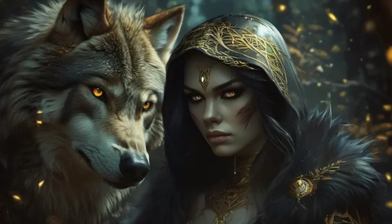 Eyes of Gold, Heart of Wolf - Werewolf & Shifter Novel Cover
