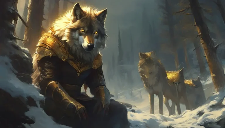 Gold-Eyed Oath: A Wolf's Return - Werewolf & Shifter Novel Cover