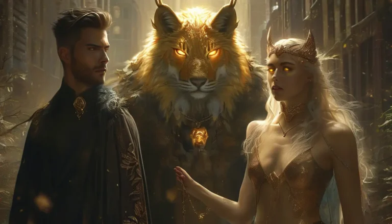 Gold-Eyed Vow: A Shifter's Second Chance - Paranormal & Urban Fantasy Novel Cover