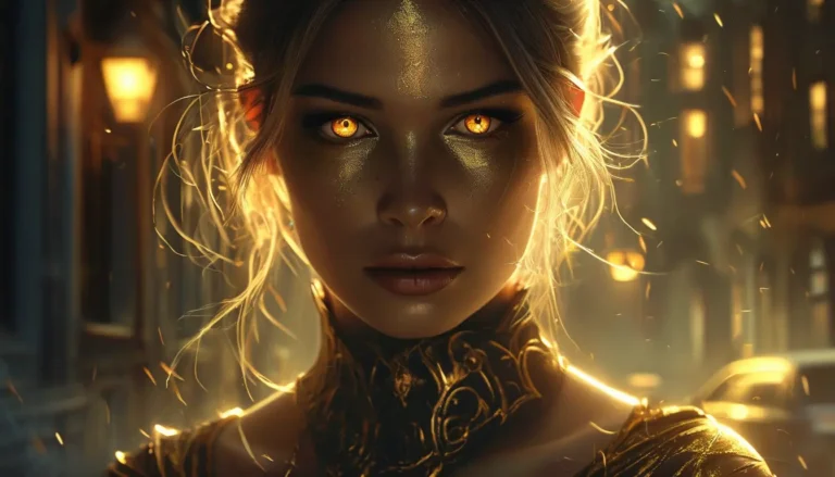 Gold Eyes in the Dark - Paranormal & Urban Fantasy Novel Cover