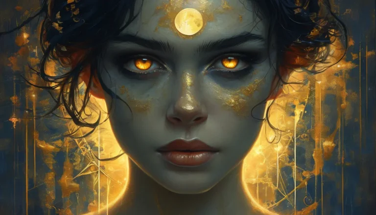 Gold Eyes in the Moonlight - Paranormal & Urban Fantasy Novel Cover