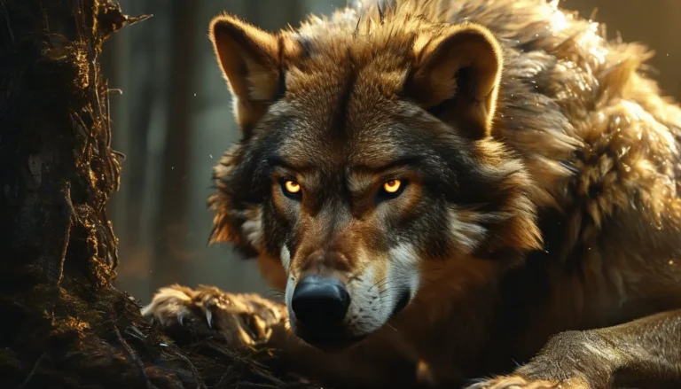Gold Eyes in the Spotlight - Werewolf & Shifter Novel Cover