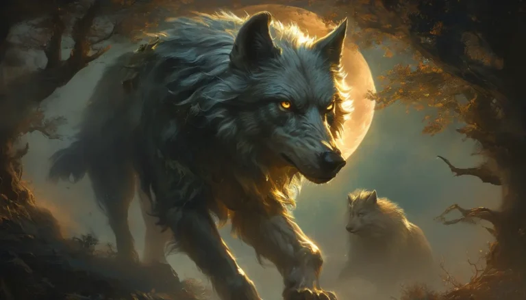 Gold Eyes of the Moon - Werewolf & Shifter Novel Cover