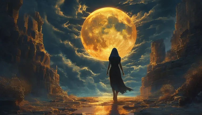 Gold Eyes Under a Blood Moon - Paranormal & Urban Fantasy Novel Cover