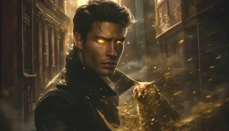 His Gold-Eyed Son's Secret - Paranormal & Urban Fantasy Novel Cover
