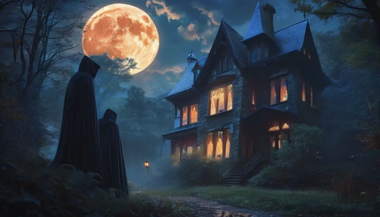 Moonfall on Ravenwood Lane - Paranormal & Urban Fantasy Novel Cover