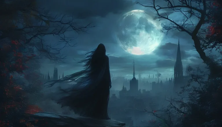 Moonlit Lies, Blood-Bound Hearts - Paranormal & Urban Fantasy Novel Cover