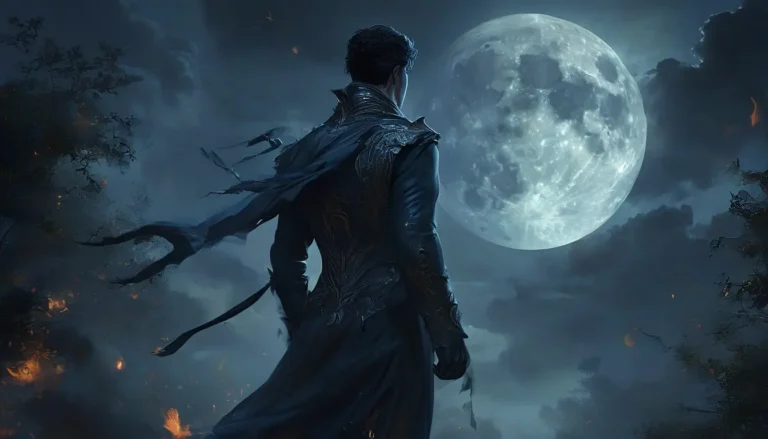 Moonlit Vows: Alpha's Hidden Heir - Paranormal & Urban Fantasy Novel Cover