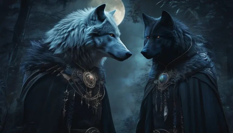 Moonlit Vows of the Silver Wolf - Werewolf & Shifter Novel Cover
