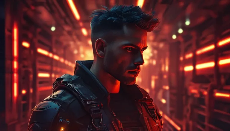 Neon Contract: Alpha's Redemption - Sci-Fi & Dystopian Novel Cover