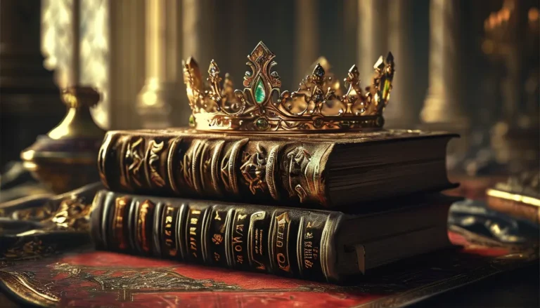 A Crown of Secrets and a Stolen Heir - Historical & Royal Romance Novel Cover