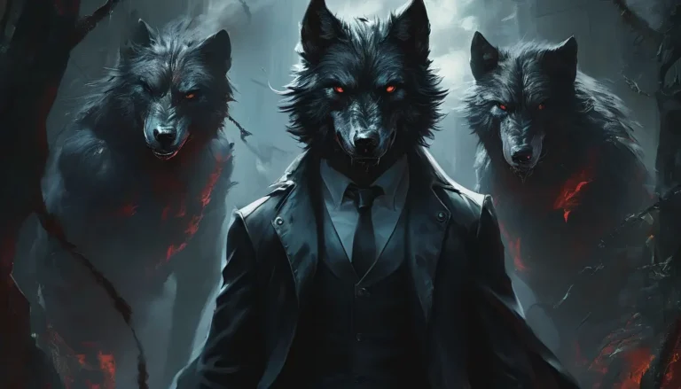 Corporate Vampires Hunt the Alpha Wolf's Heir - Thriller & Horror Novel Cover