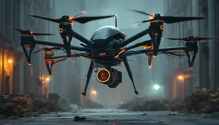 Drones, Secrets, and Their Hidden Son - Sci-Fi & Dystopian Novel Cover