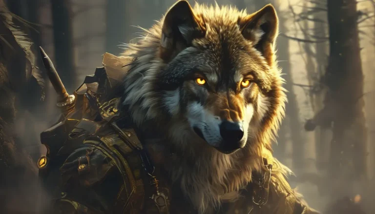 Gold-Eyed Wolf: A System Apocalypse Romance - Werewolf & Shifter Novel Cover