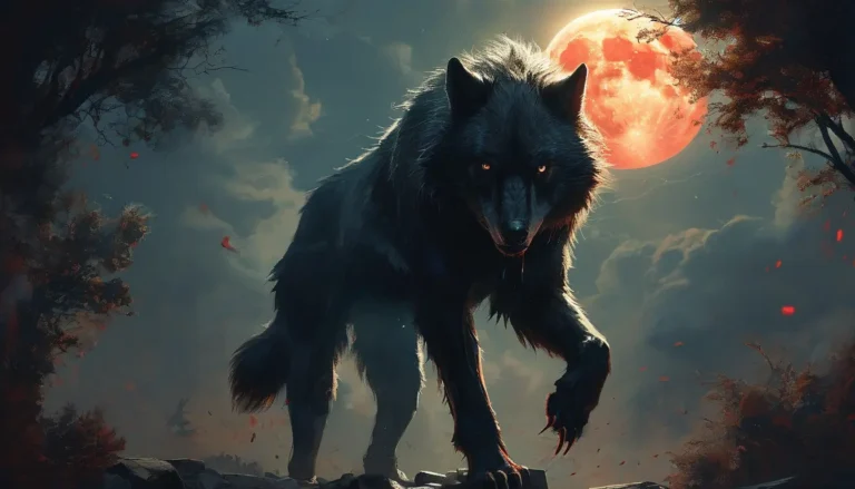 His Hidden Heir Under the Blood Moon - Werewolf & Shifter Novel Cover