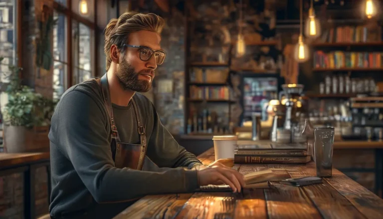 Level Up, Dad: The Coffee Shop Gambit - LitRPG & Progression Fantasy Novel Cover