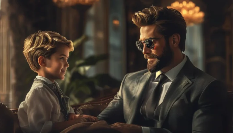 The Billionaire's Hidden Son: A Second Chance - YA & LGBTQ+ Romance Novel Cover