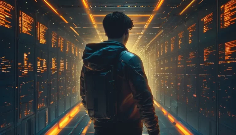 The Boy Who Broke the Algorithm - Sci-Fi & Dystopian Novel Cover