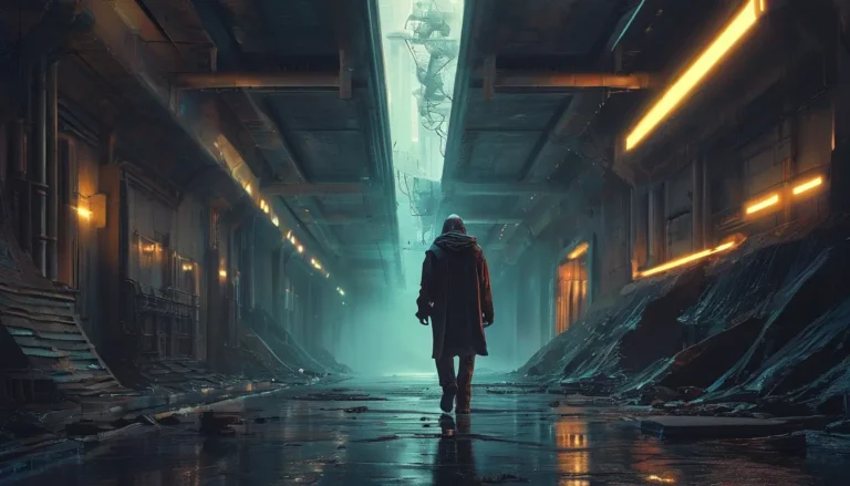 The Father Who Stayed Dead - Sci-Fi & Dystopian Novel Cover