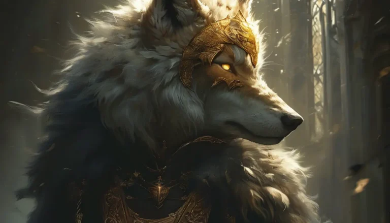 The Gold-Eyed Heir: A Wolf's Hidden Son - Paranormal & Urban Fantasy Novel Cover