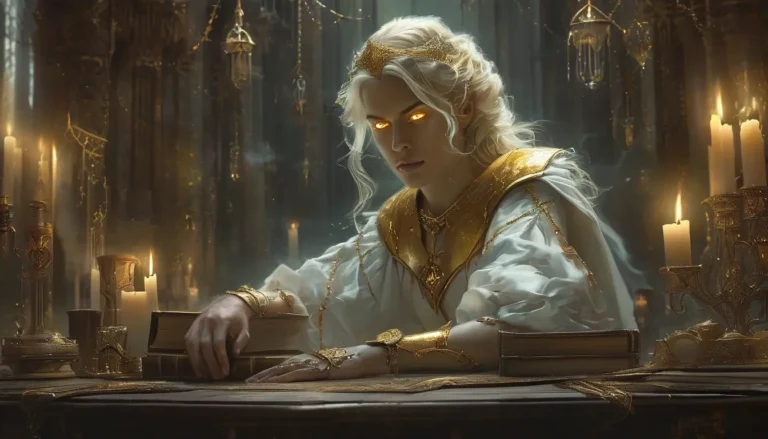 The Gold-Eyed Heir's Blood Pact - Paranormal & Urban Fantasy Novel Cover