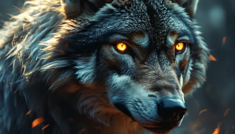 The Gold-Eyed Wolf's Hidden Heir - Paranormal & Urban Fantasy Novel Cover