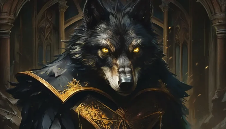 The Golden-Eyed Heir of Davenport - Werewolf & Shifter Novel Cover
