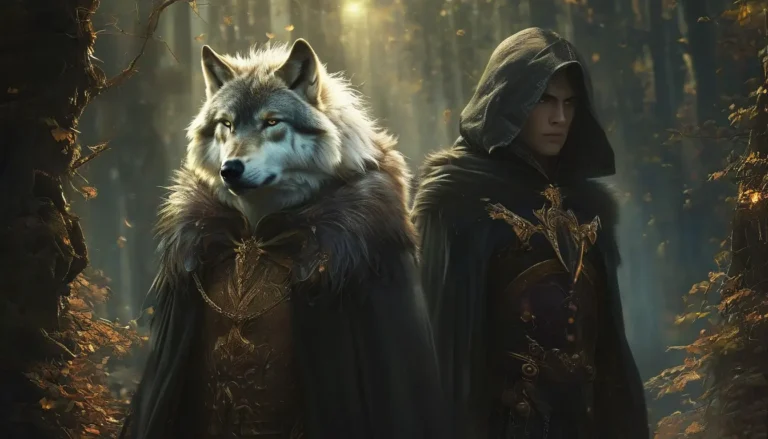 The Golden Heir and the Wolf's Return - Paranormal & Urban Fantasy Novel Cover