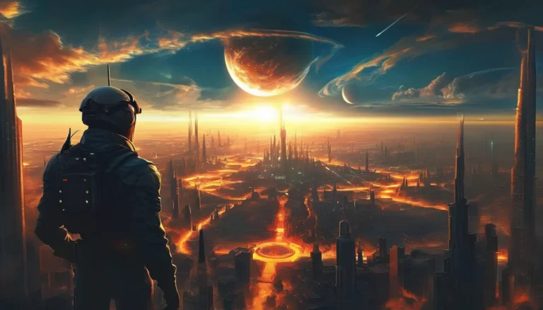 The Last Contract Beneath the Dying Sun - Sci-Fi & Dystopian Novel Cover