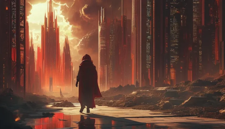 The Last Coordinate of Redemption - Sci-Fi & Dystopian Novel Cover