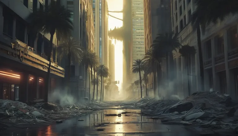The System Apocalypse: Hollywood's Survival Game - Sci-Fi & Dystopian Novel Cover